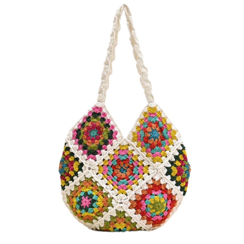 AMERICA & BEYOND • The Ultimate Slouchy Crochet Shoulder Bag